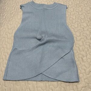 NWT Shein knit tank top with cross over detail